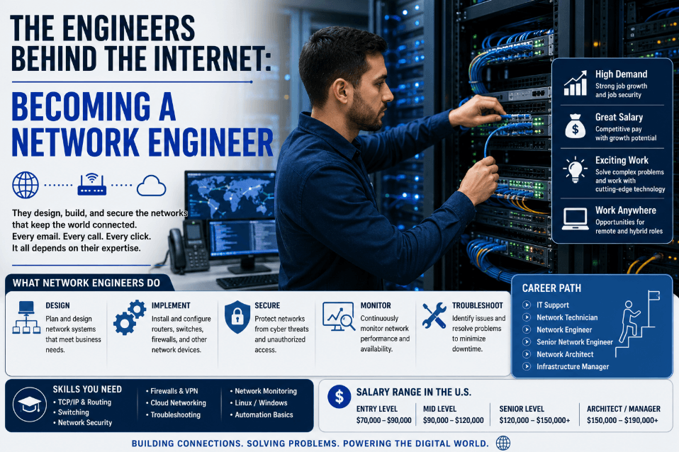 The Engineers Behind the Internet: Becoming a Network Engineer